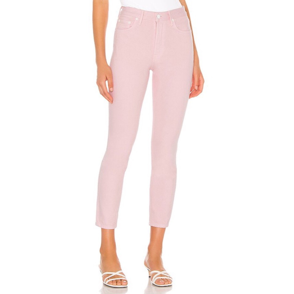 GRLFRND Karolina Pink Lemonade Mom Jeans